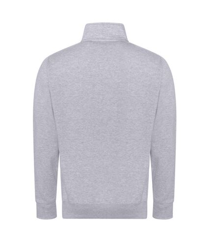 Sweat campus adulte gris chiné Awdis