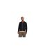Mens Knitted Collared Long-sleeved Jacket Black Jack And Jones-1