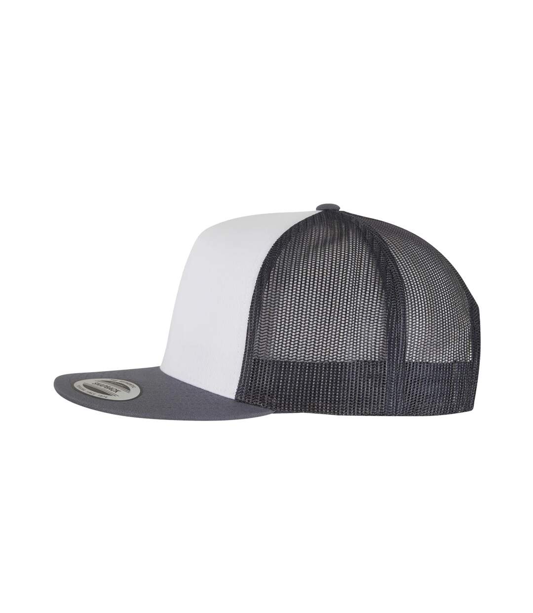 Casquette Trucker Adulte Bleu Marine Blanc Bleu Marine Foncé Flexfit-1