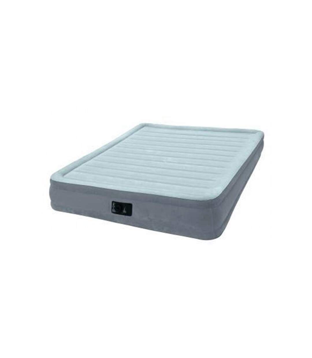 Matelas Gonflable 2 Places Électrique Fibertech 33cm Gris