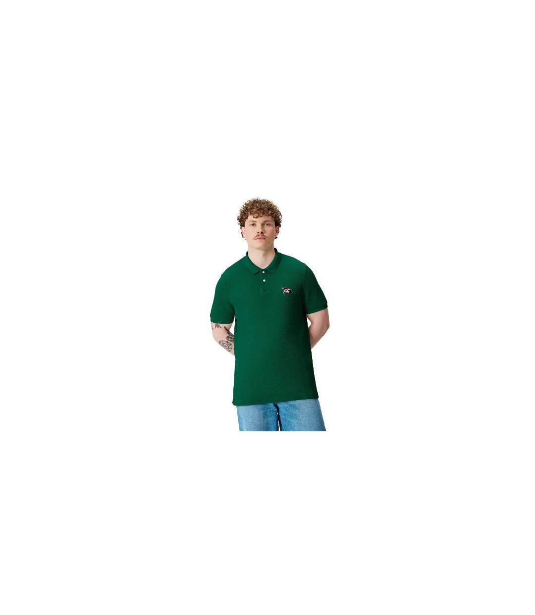 Mens Classic Polo Shirt Evergreen Canterbury-1
