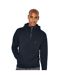 Sweat À Capuche Homme Bleu Marine Kustom Kit-1