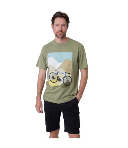 Mens Gldhanger Graphic T-shirt Sage Saltwell
