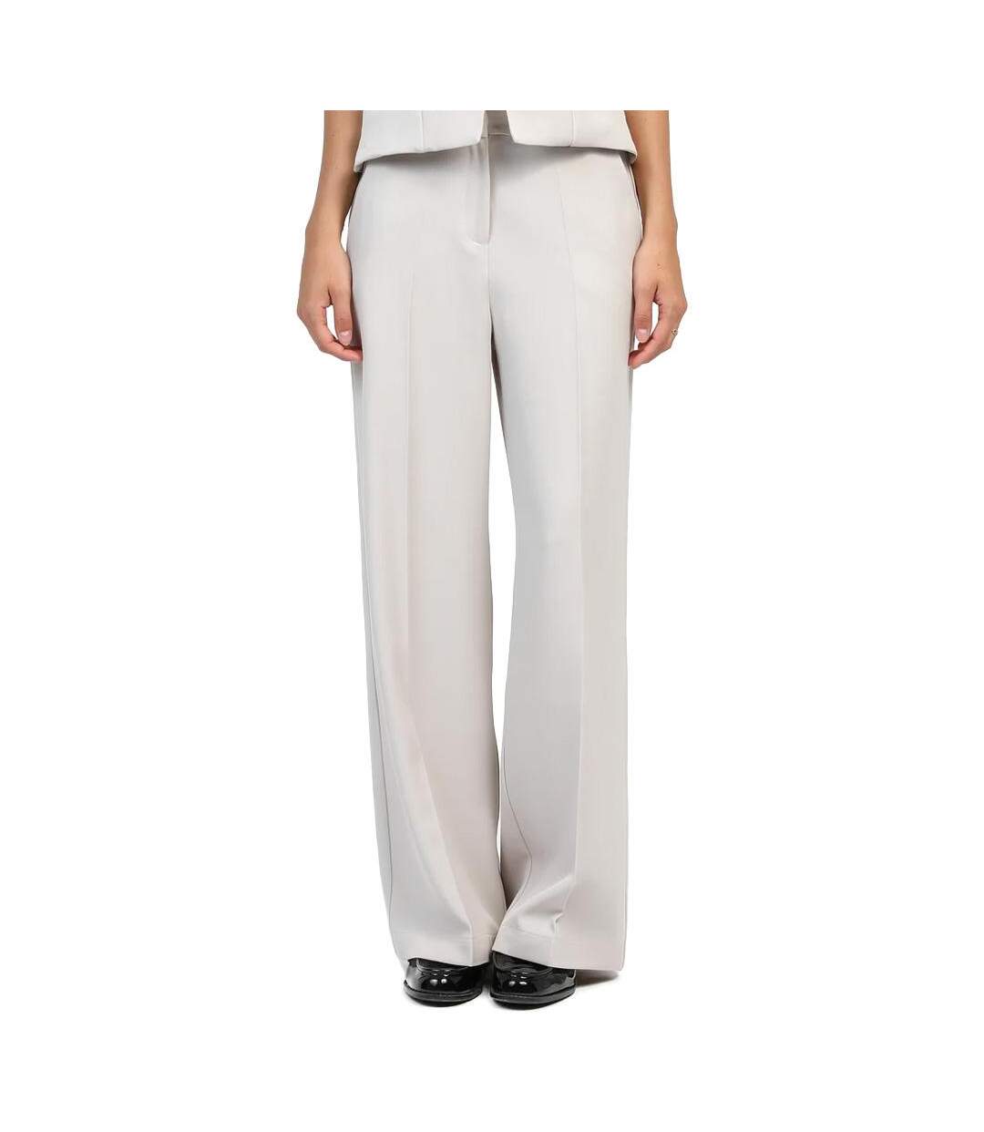 Pantalon fluide beige femme an'ge pairly-1