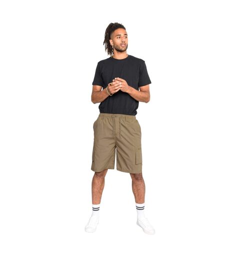 Duke Mens Nick D555 Elasticated Waist Cargo Shorts (Sand) - UTDC224