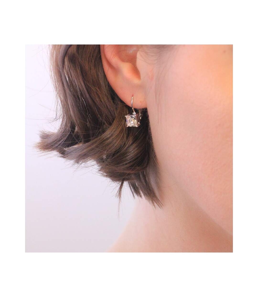 Boucles d'oreilles Square - Cristal d'Autriche-2