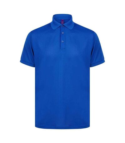 Henbury Mens Piqu Polo Shirt (Royal Blue)