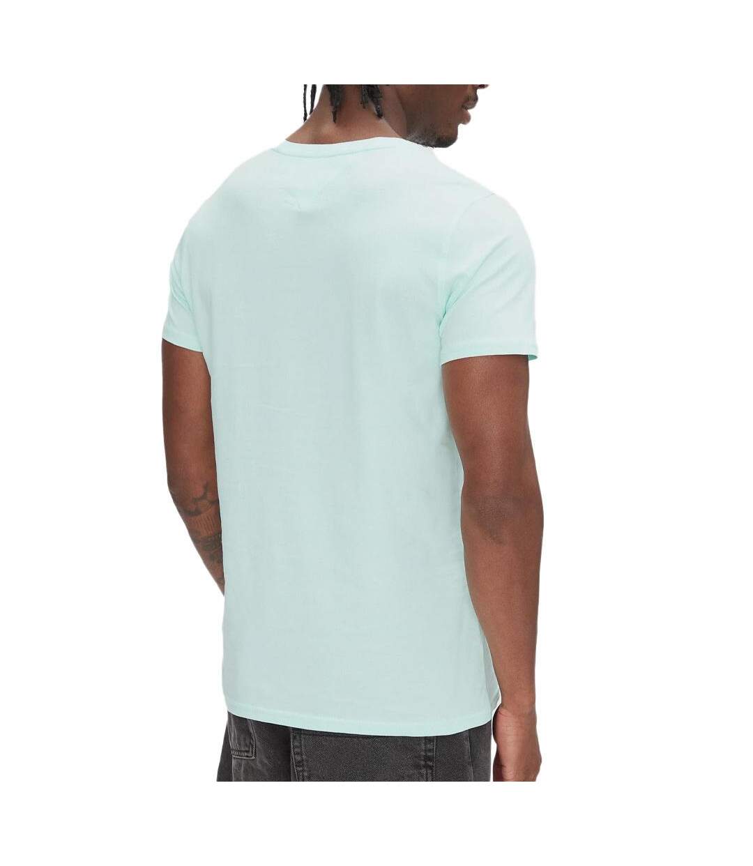 T-shirt turquoise homme tommy hilfiger tjm xslim - l-2