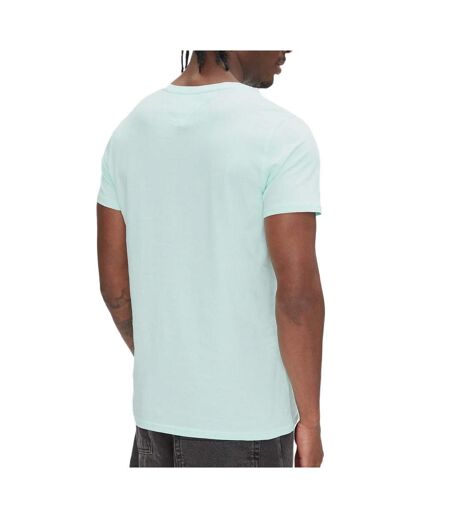 T-shirt turquoise homme tommy hilfiger tjm xslim - l