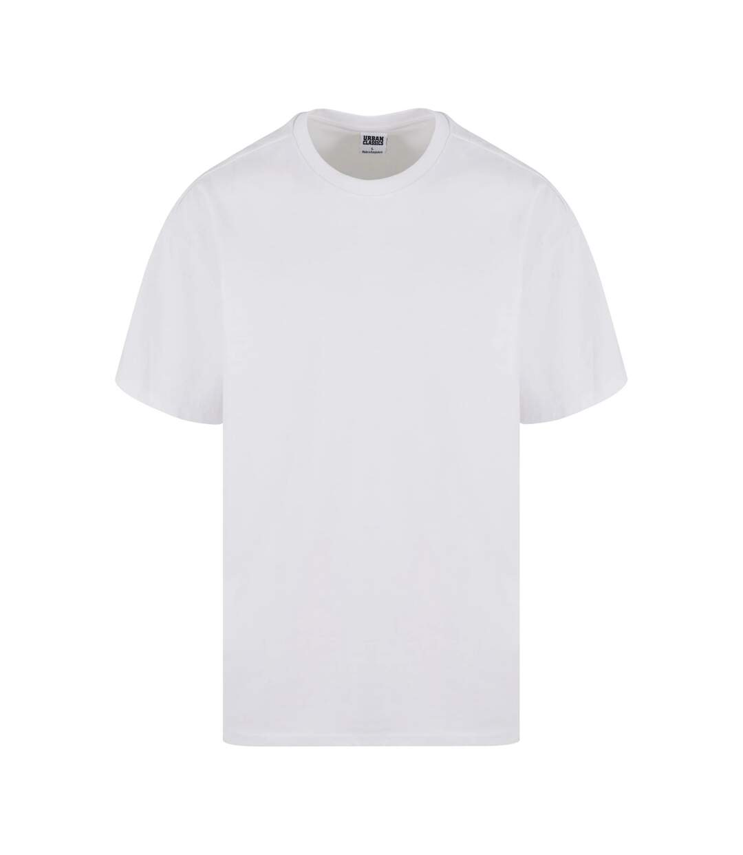 T-shirt Motif/style Logo Ondulé Homme Blanc Urban Classics-1