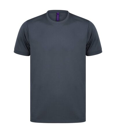 Henbury Mens HiCool Performance T-Shirt (Charcoal) - UTPC4384