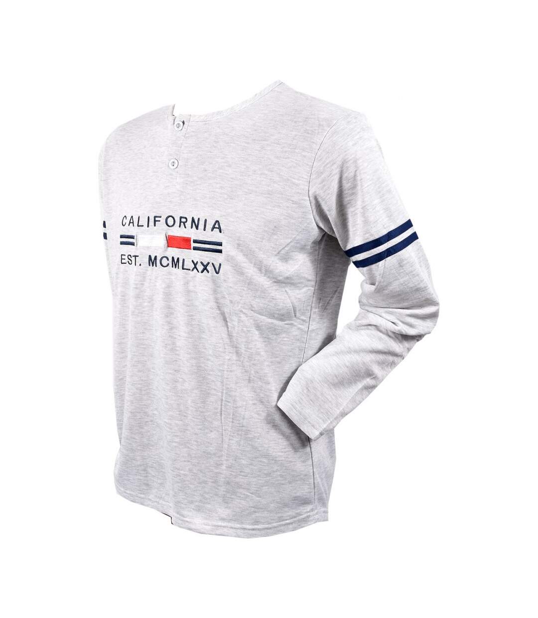 Pyjama Homme Long SWEET SECRET Z2849 CALIFORNIA GRIS-3