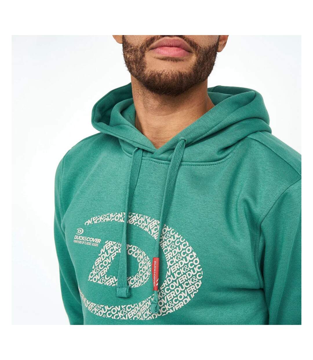 Duck and Cover Mens Bromley Hoodie (Green)