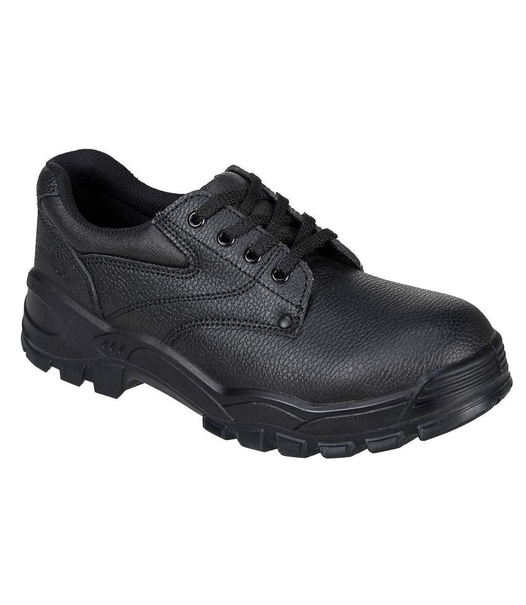 Mens fw19 leather safety shoes black Portwest