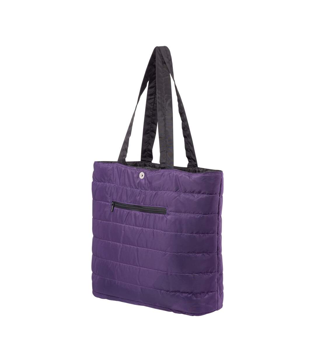Tote Bag Favn Taille Unique Violet Clair Noir Iguana-2