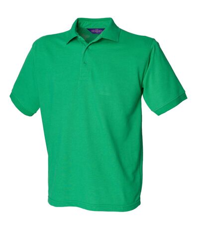 Henbury Mens Short Sleeved 65/35 Pique Polo Shirt (Charcoal)