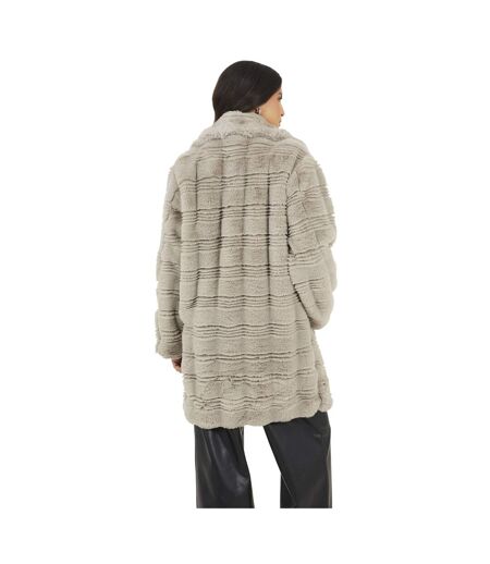 Veste Motif/style Ondulé Adri Femme Gris Clair Brave Soul