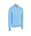 Mens Knitted Funnel Neck Sweater Top Marina Blue Wheat Callaway-1