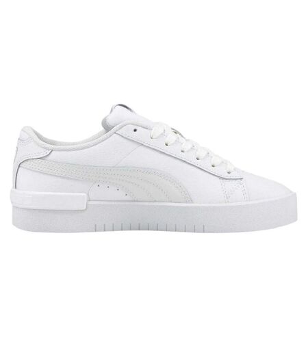 Womens/ladies Jada Platform Trainers White Puma