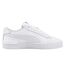 Womens/ladies Jada Platform Trainers White Puma-1