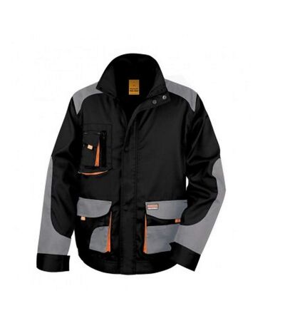 Result Work-Guard Mens Lite Jacket (Black/Grey) - UTPC3335