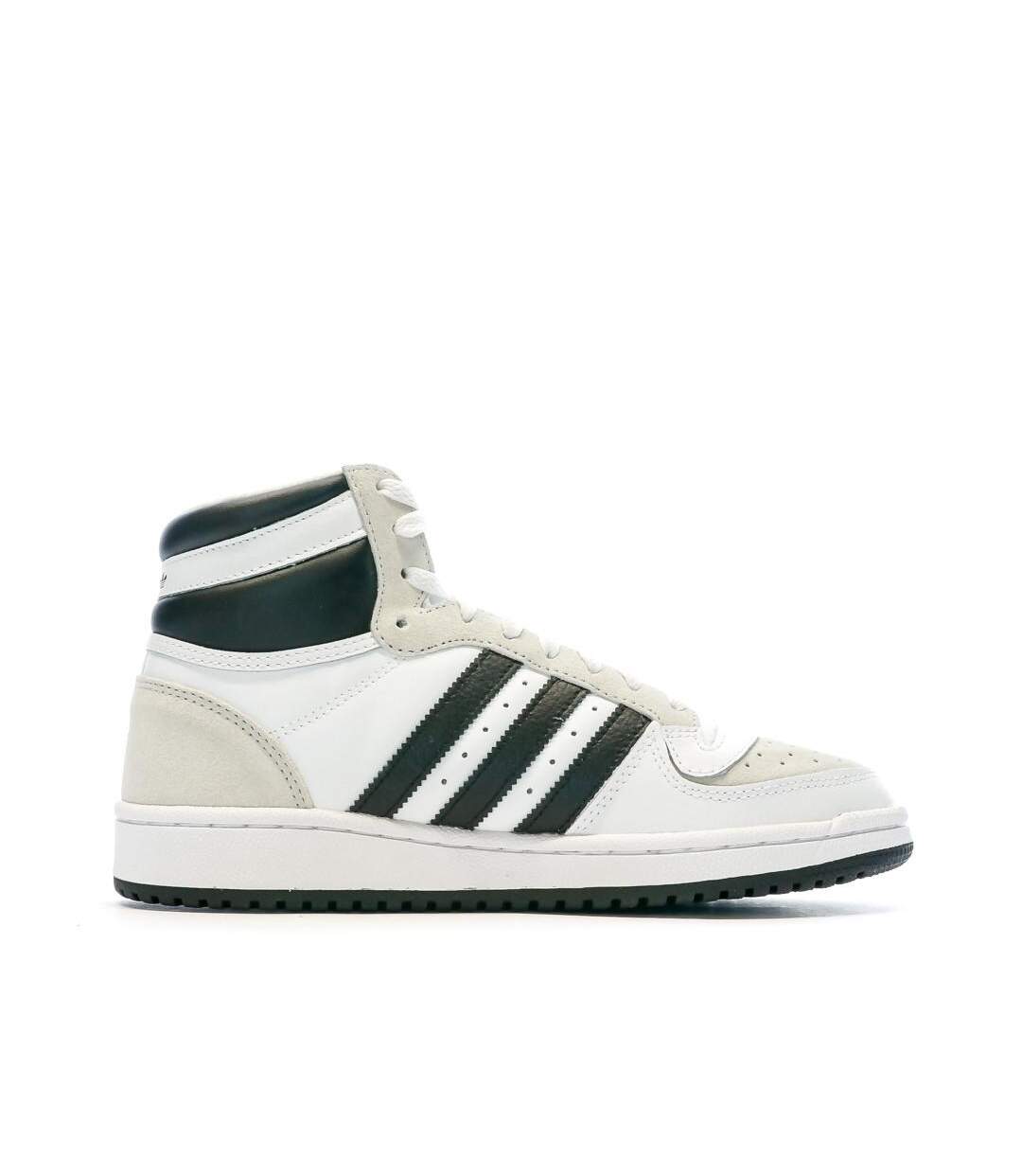 Baskets blanche/gris homme adidas top ten-2
