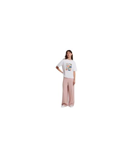 Womens/ladies Graphic Print Short-sleeved T-shirt White Ted Baker