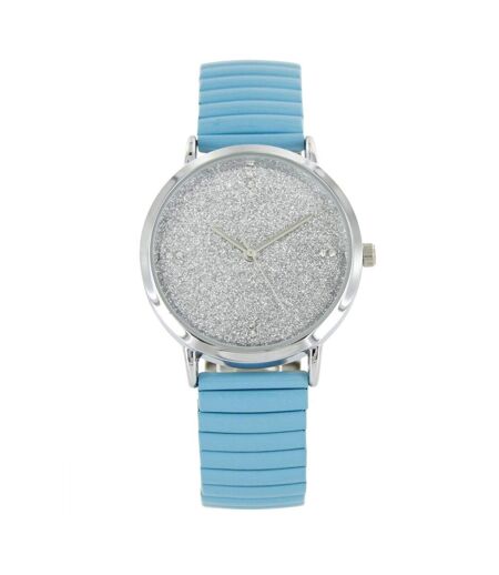 Montre Femme Bracelet Elastique Métal Bleu GIORGIO