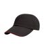 Casquette de baseball noir / rouge Result Headwear