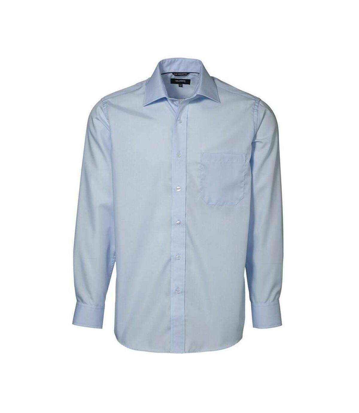 ID - Chemise à manches longues 100% coton (coupe régulière) - Homme (Bleu clair) - UTID334
