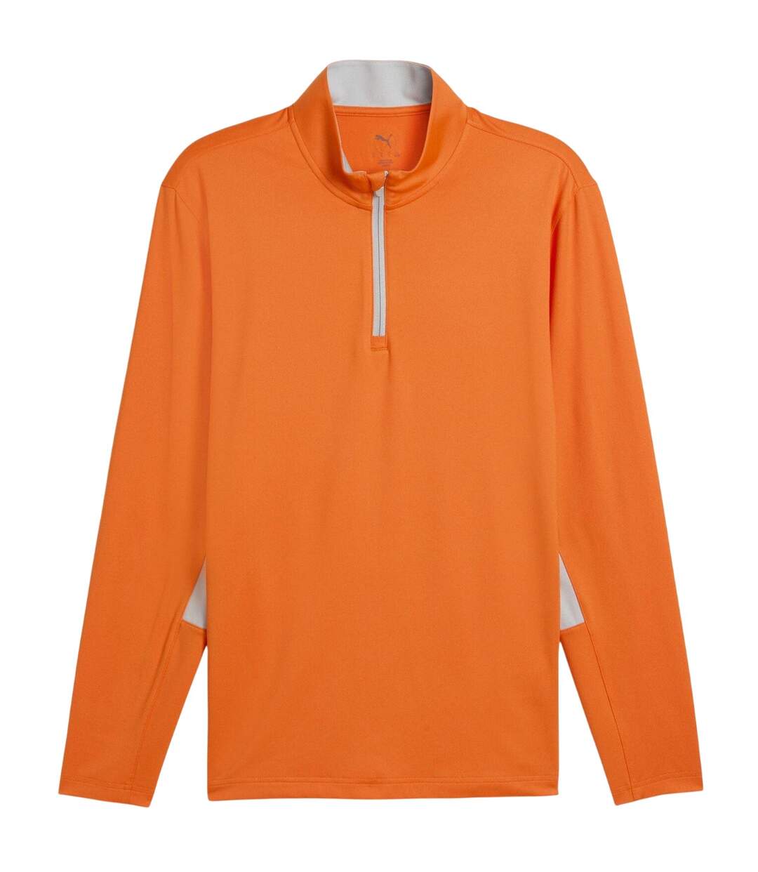 Mens Pure 2.0 Quarter Zip Golf Midlayer Orange Puma-2