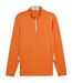 Mens Pure 2.0 Quarter Zip Golf Midlayer Orange Puma-2