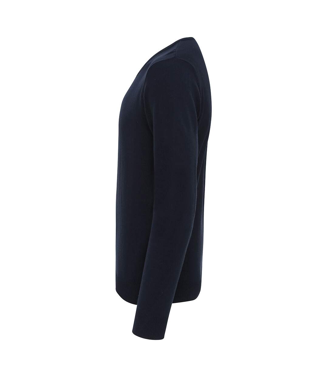 Premier Mens Essential Acrylic V-Neck Sweater (Navy) - UTRW6598-3