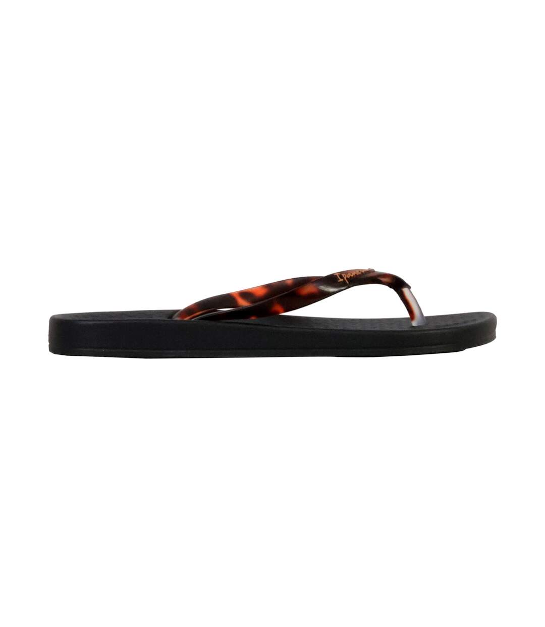 Womens/ladies Anat Connect Logo Flip Flops Black Ipanema-2