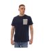 T-shirt Limatar Homme Bleu Marine Duck And Cover-2