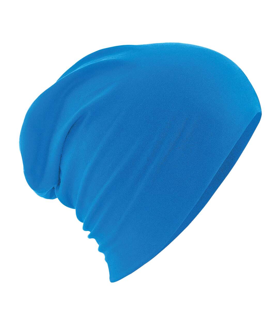 Hemsedal bonnet mou en coton adulte mixte bleu saphir Beechfield-1