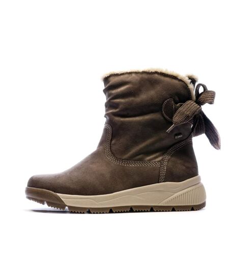 Bottines marron femme relife jaminlace