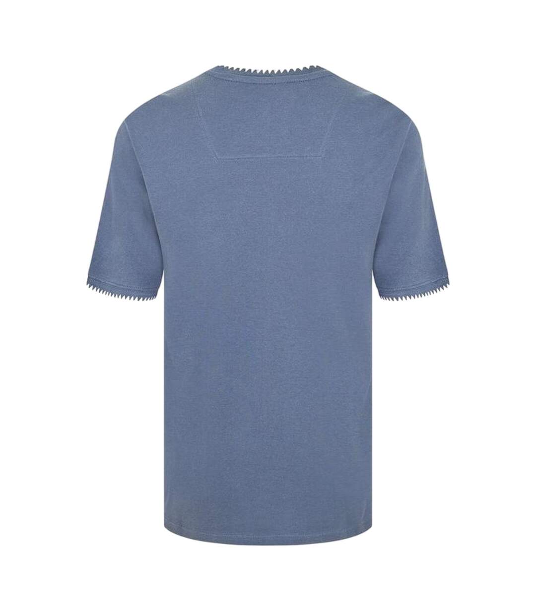 Mens Perth Knitted T-shirt Stonewash Denim Ecru Threadbare-2