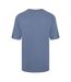 Mens Perth Knitted T-shirt Stonewash Denim Ecru Threadbare-2