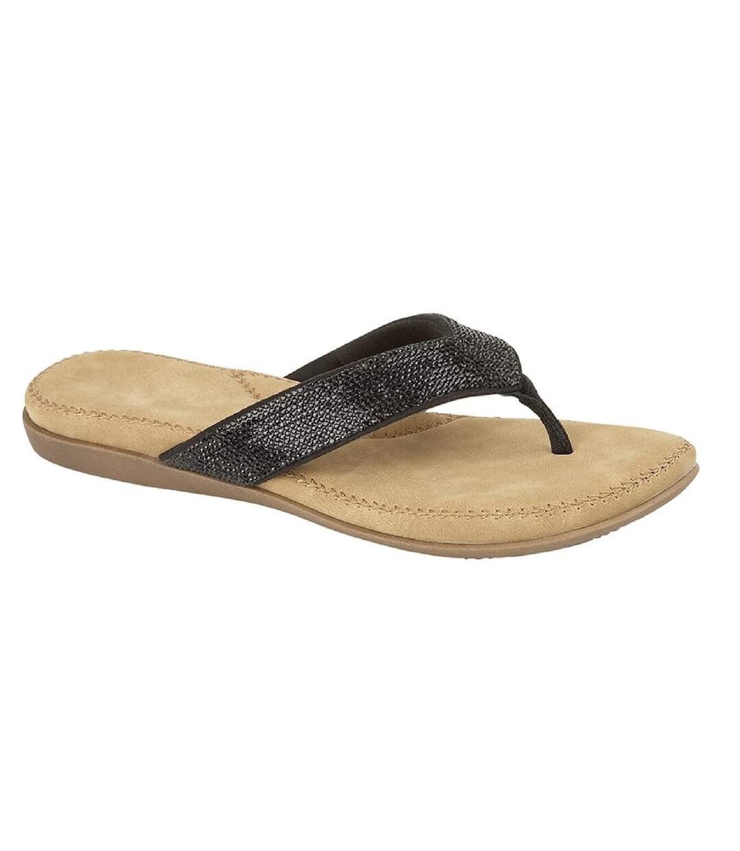 Sandales alcee femme noir Cipriata