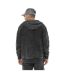 Sweat zippé homme à capuche en molleton et acid wash avec patchs Vondutch-2