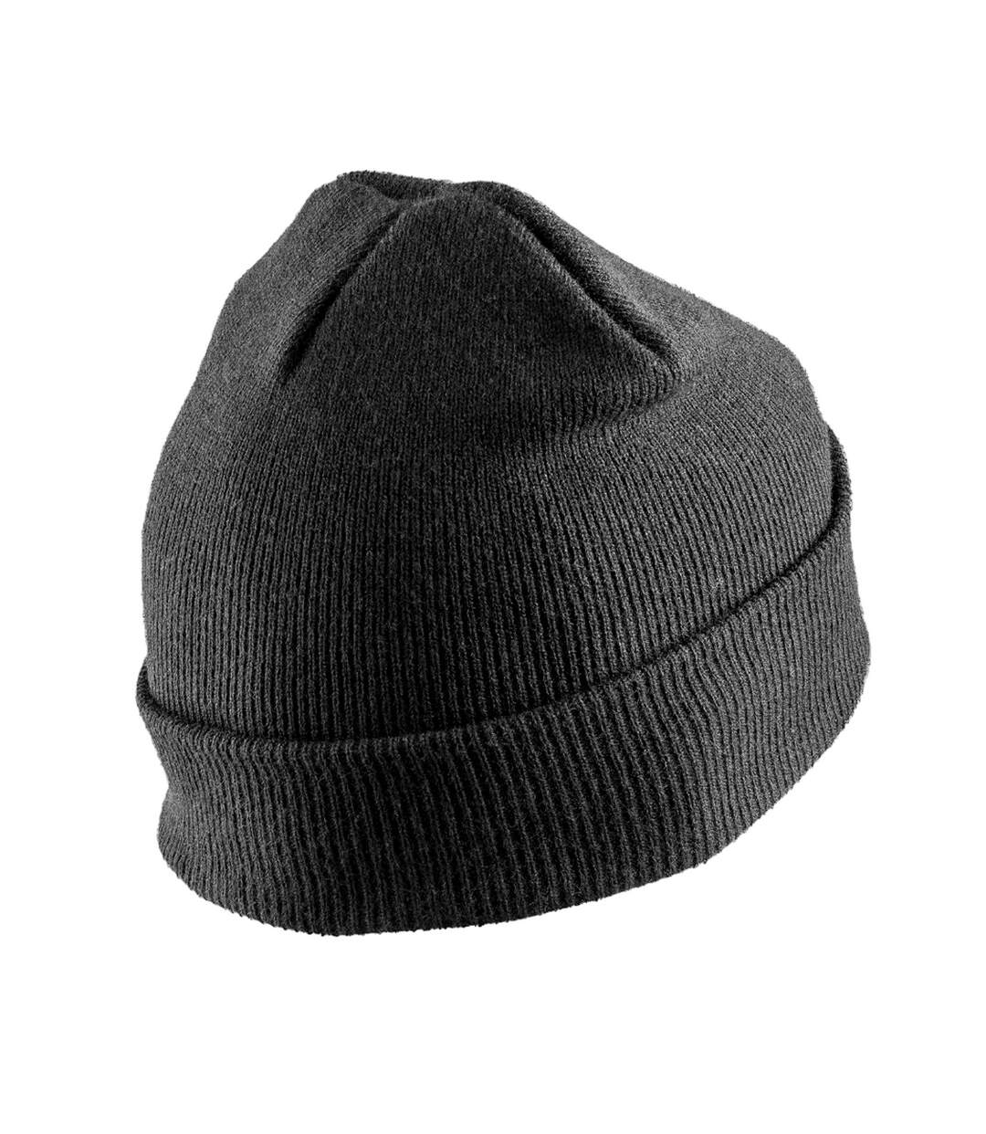 Printers double knit recycled beanie grey Result Genuine Recycled-2