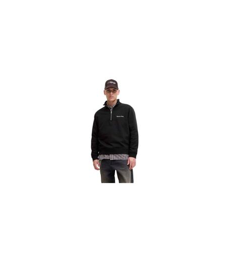 Mens High Collar Sweatshirt Black Jack And Jones
