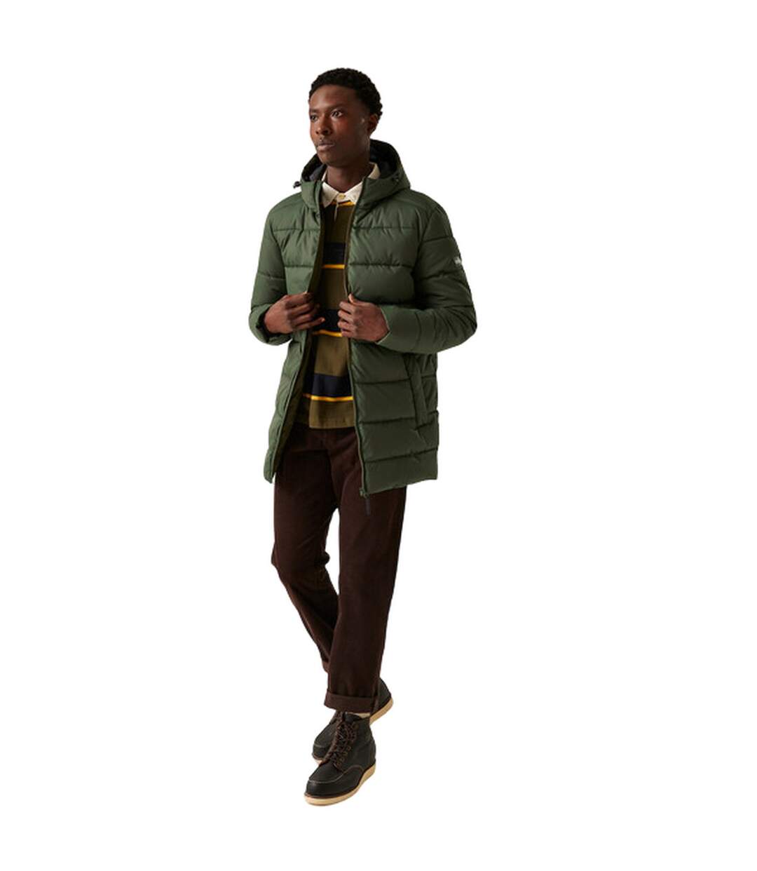 Mens lakiver padded jacket dark khaki Regatta