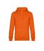 Sweat à capuche king homme orange B&C B&C