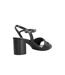 Womens/ladies Jayar Suede Block Heel Sandals Black Dune London-2