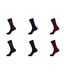 Lot de 6 paires de chaussettes de ville homme unies modèle C Serge Blanco-1