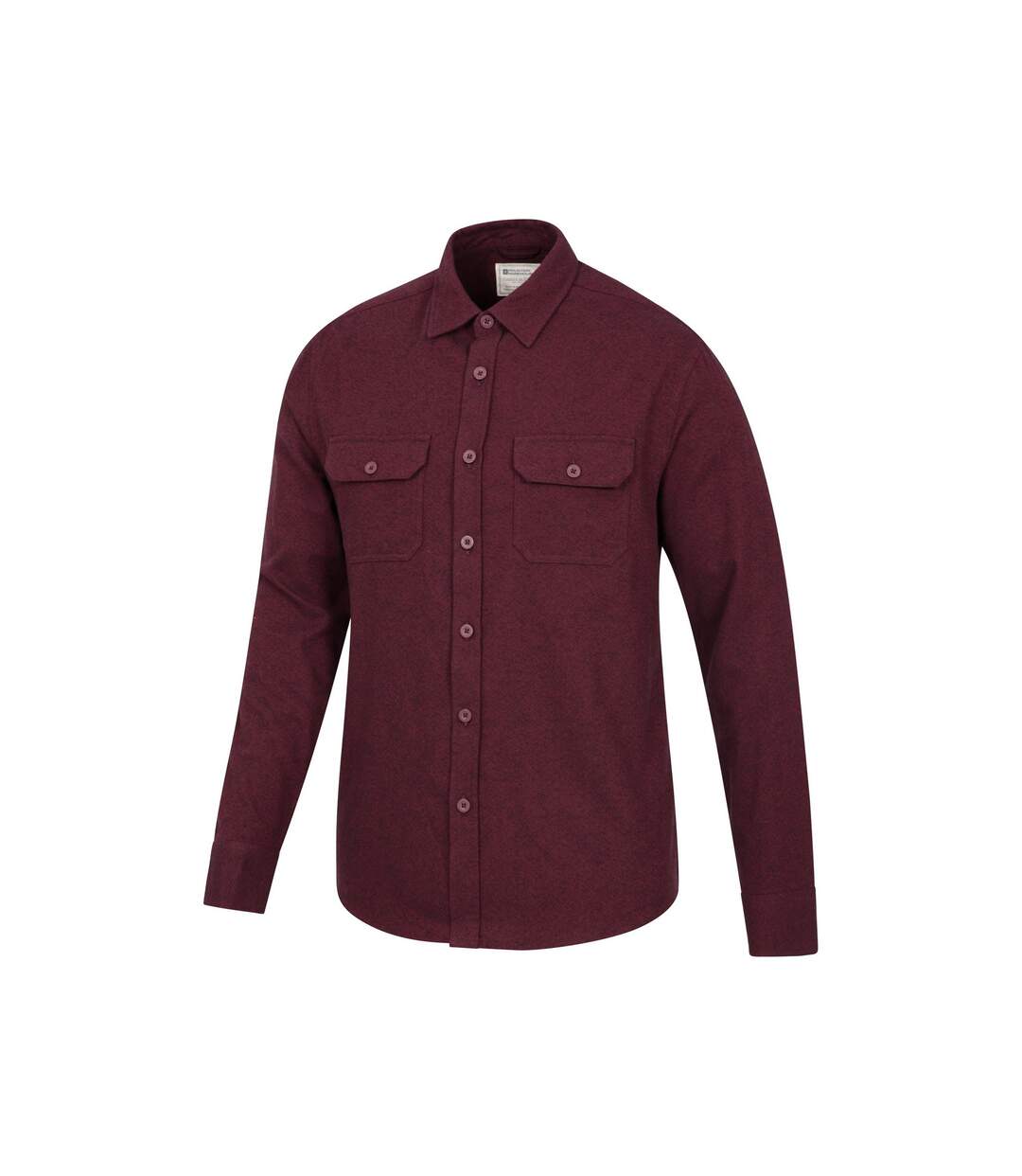 Chemise trace homme bordeaux foncé Mountain Warehouse-4