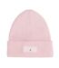 Bonnet rose clair femme tommy hilfiger linear beanie-1
