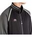 Mens monogram anthem jacket black/iron gate Umbro